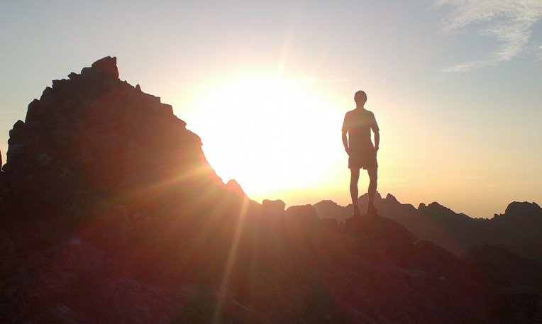 Finlay Wild silhouetted on the Cuillin ridge (1).jpg